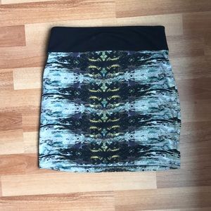 Multicolored miniskirt